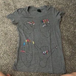 OBEY light fitted t shirt